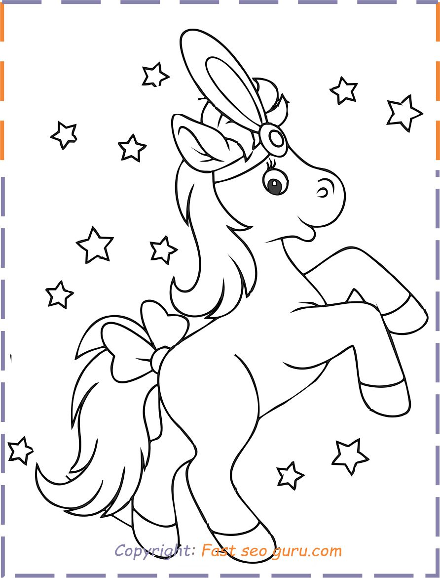 my little pony coloring pages easy